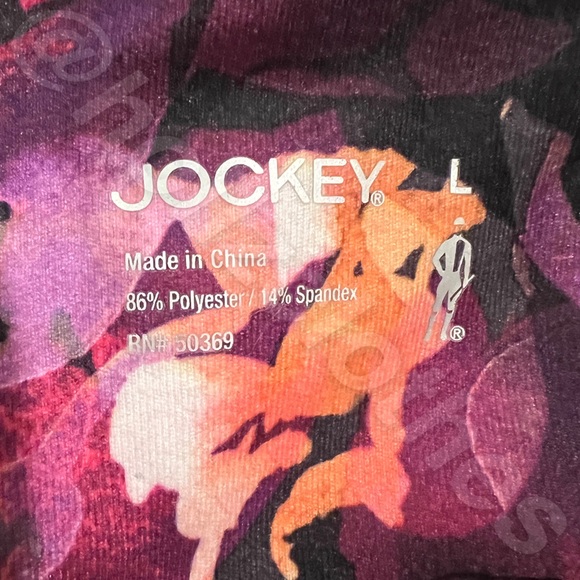 Jockey Sueded Interlock Ombré Floral Print Leggings NWT - Picture 7 of 12